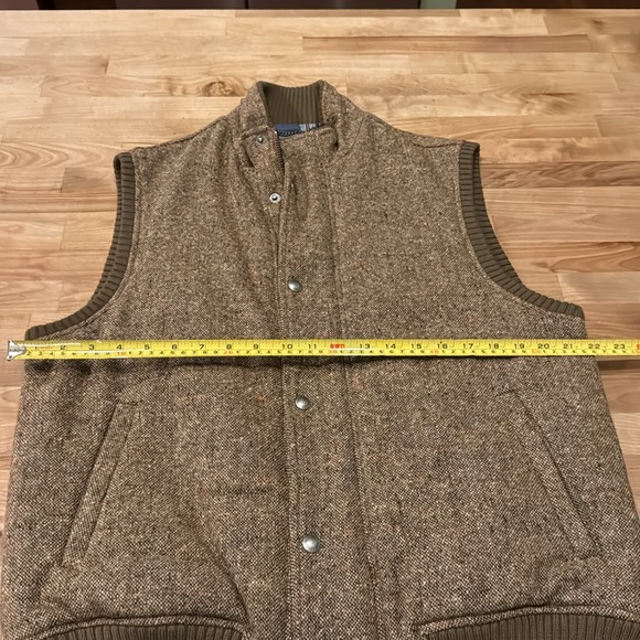 Hickey Freeman Virgin Wool Tweed Style Vest - Picture 9 of 10